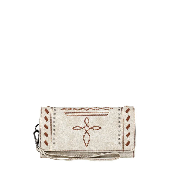 Montana West Embroidered Stitch Wallet