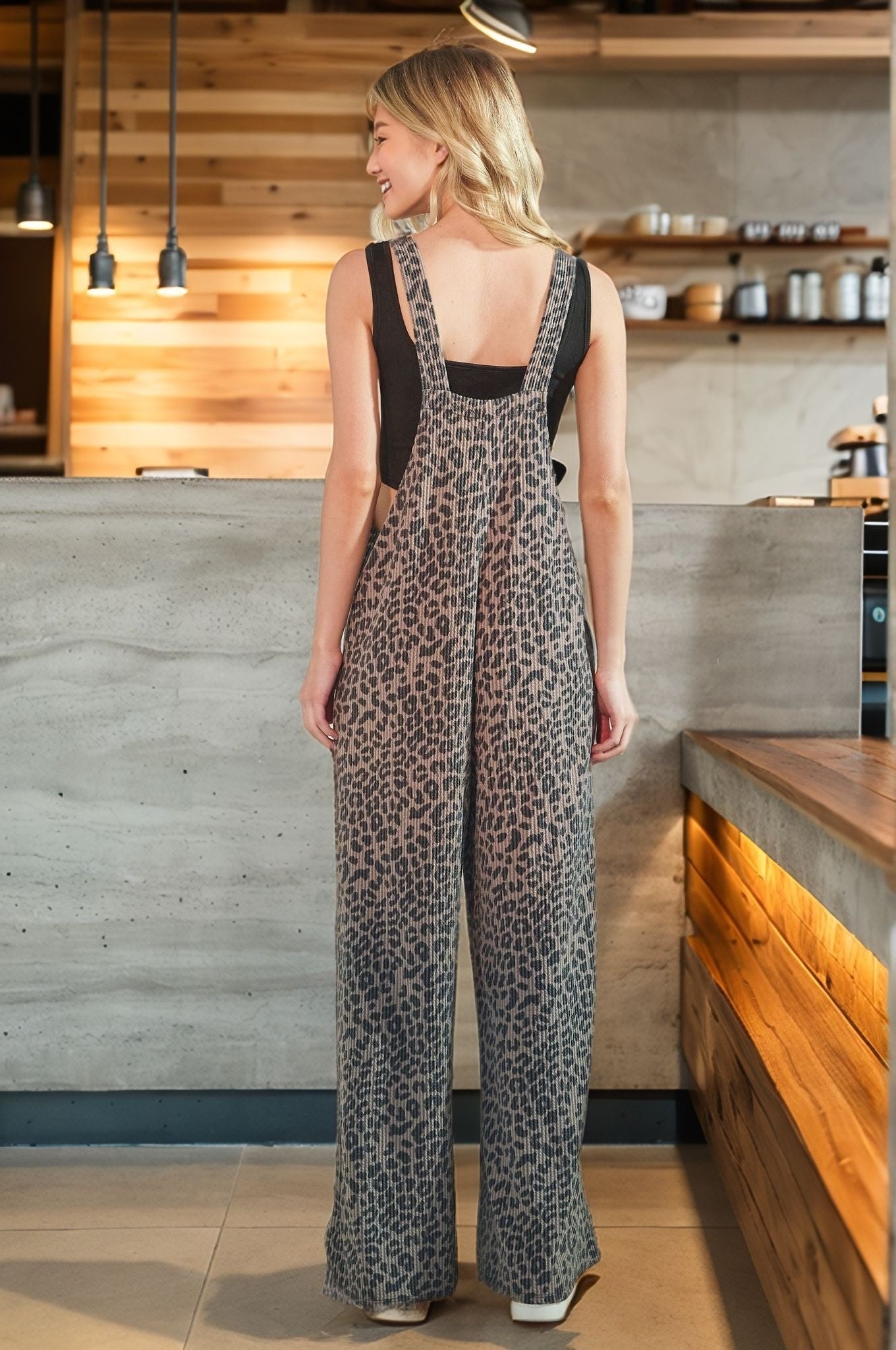 Sleeveless Animal Urban Ribbed Jumpsuits PREORDER
