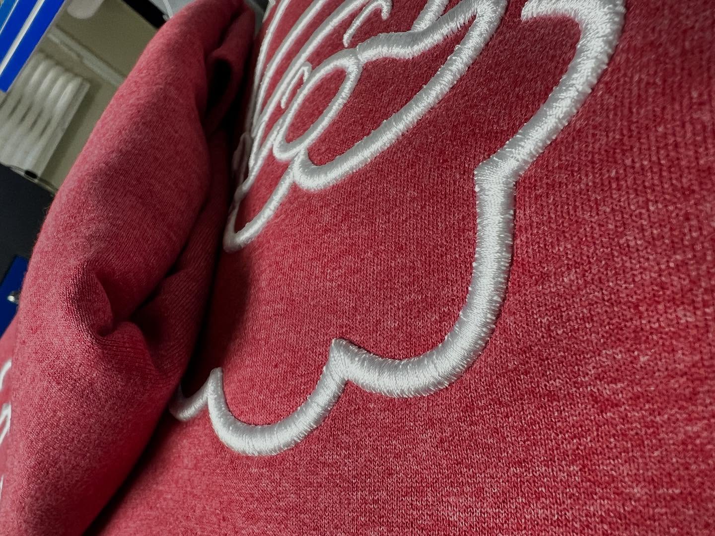 Puffy Santa Embroidered Crewneck