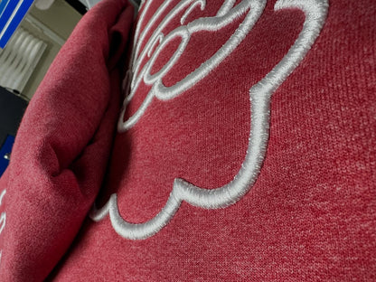 Puffy Santa Embroidered Crewneck