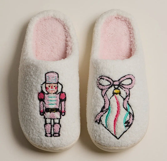 Nutcracker Plush Slippers